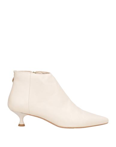 Ovyè Ovyé Woman Ankle Boots Off White Size 8 Leather