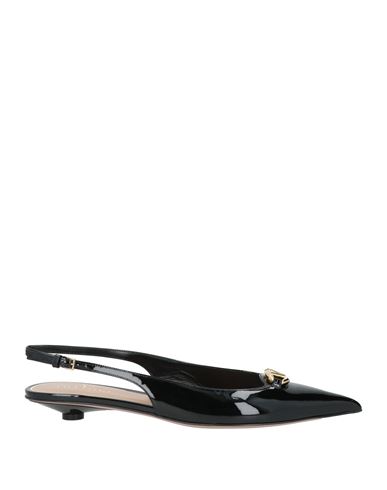 Valentino Garavani Woman Ballet Flats Black Size 6 Leather