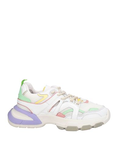 Serafini Woman Sneakers Light Green Size 8 Textile Fibers, Leather