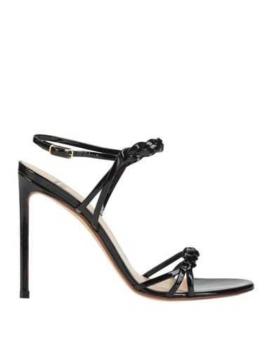 Francesco Russo Woman Sandals Black Size 7.5 Leather