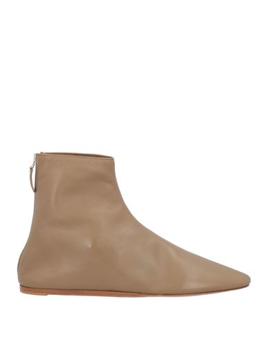 Le Monde Beryl Woman Ankle Boots Khaki Size 6.5 Leather