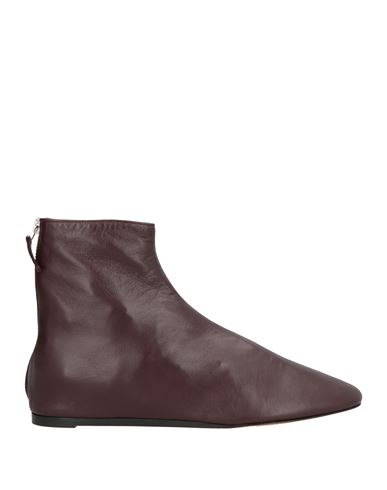 Le Monde Beryl Woman Ankle Boots Burgundy Size 7.5 Leather