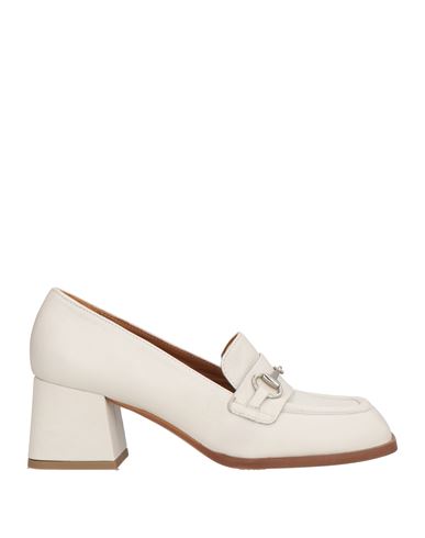 Mohai Woman Loafers Off White Size 9 Calfskin In Off White
