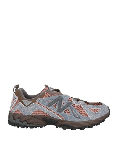 New Balance Man Sneakers Blue Size 9 Leather, Textile Fibers