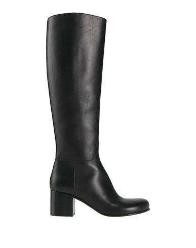 Loewe Woman Boot Black Size 8 Leather In Black