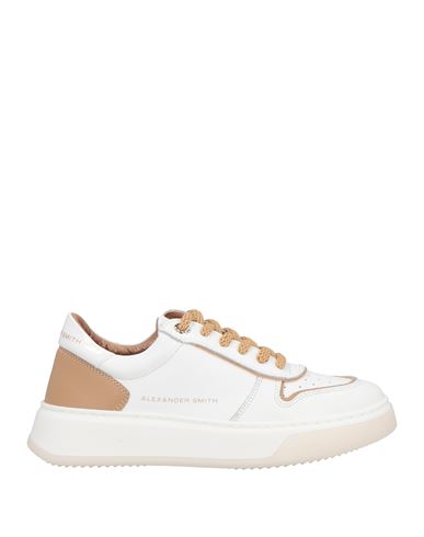 Alexander Smith Woman Sneakers White Size 8 Leather In White
