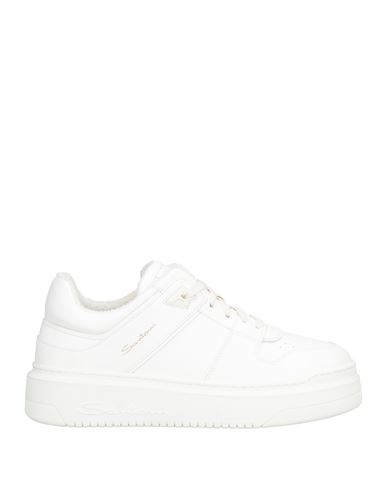 Santoni Rethink Woman Sneakers White Size 6 Leather In White