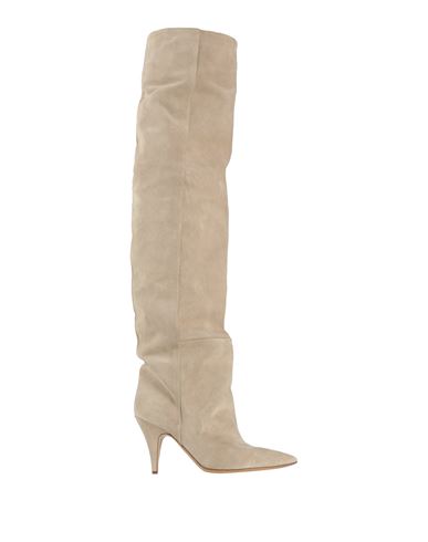 Khaite Woman Boot Beige Size 7 Leather
