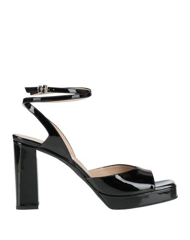 Silvie Woman Sandals Black Size 11 Leather
