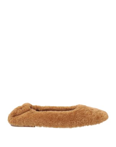 Dries Van Noten Woman Ballet Flats Camel Size 7.5 Leather