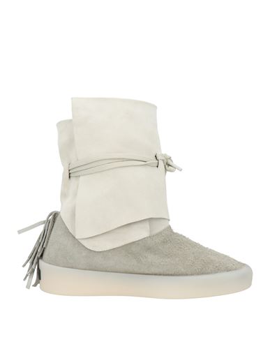 Fear Of God Woman Ankle Boots Light Grey Size 8 Leather