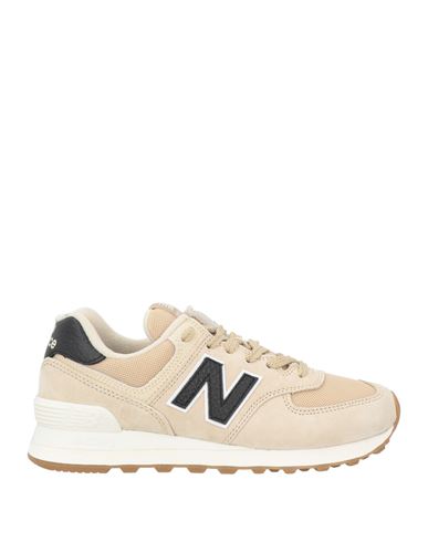 New Balance Man Sneakers Beige Size 8.5 Leather, Textile Fibers In Sand