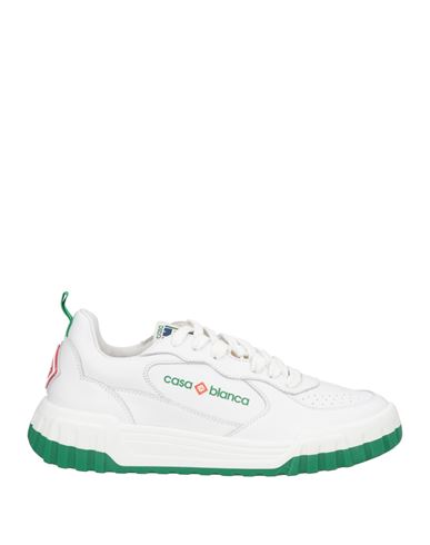 Casablanca Man Sneakers White Size 8.5 Leather