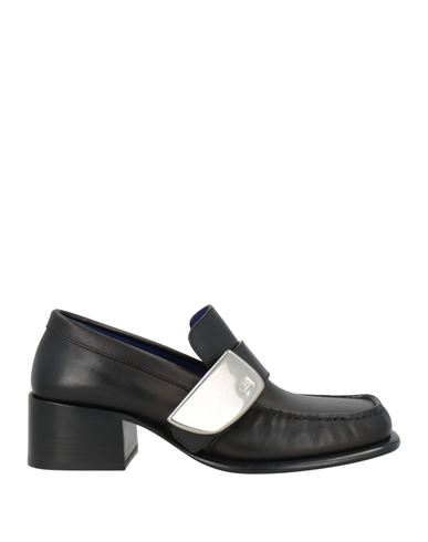 Burberry Prorsum Woman Loafers Black Size 10 Leather