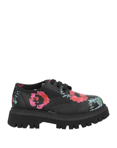 Marni Toddler Girl Lace-up Shoes Black Size 10c Leather In Black