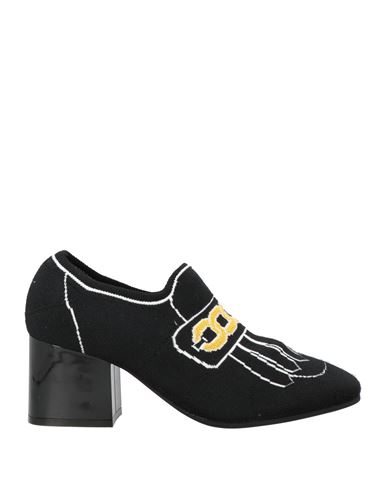 Shop Marni Woman Loafers Black Size 8 Textile Fibers