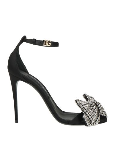 Dolce & Gabbana Rhinestone Decorative High-heeled Sandals