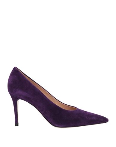 Gianvito Rossi Woman Pumps Purple Size 8 Leather