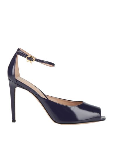 Gianvito Rossi Woman Sandals Dark Purple Size 6.5 Leather