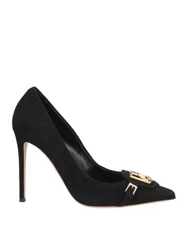 Elisabetta Franchi Woman Pumps Black Size 10 Leather