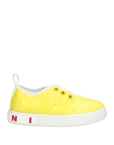 Marni Toddler Girl Sneakers Yellow Size 10c Textile Fibers