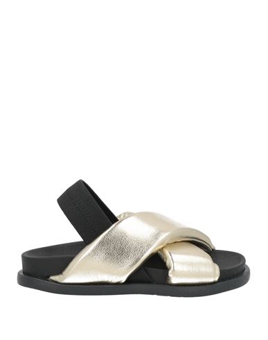 Marni Toddler Girl Sandals Gold Size 9.5c Leather In Gold