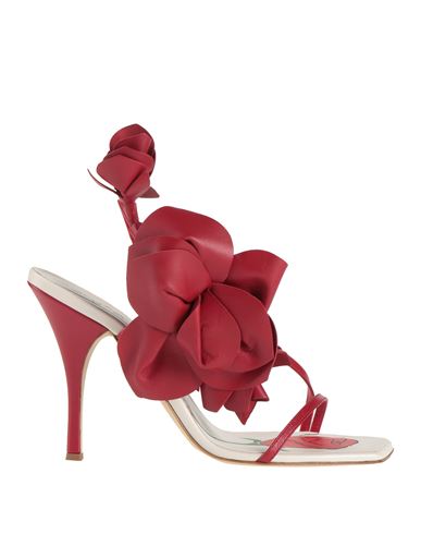 Magda Butrym Woman Sandals Brick Size 6 Calfskin