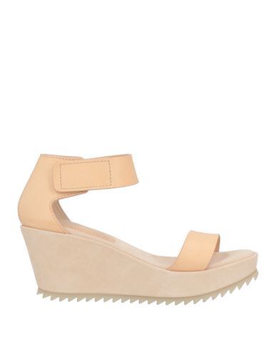 Pedro Garcia Pedro García Woman Sandals Beige Size 8 Cow Leather In Beige
