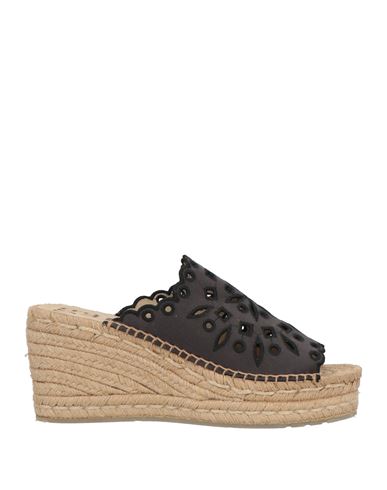 Pedro Garcia Pedro García Woman Espadrilles Black Size 8 Viscose In Black