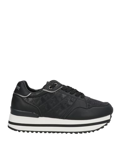 Shop Patrizia Pepe Girl Woman Sneakers Black Size 8 Textile Fibers