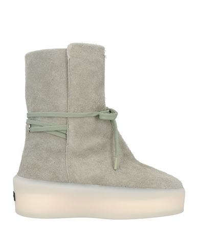 Fear Of God Woman Ankle Boots Sage Green Size 11 Leather