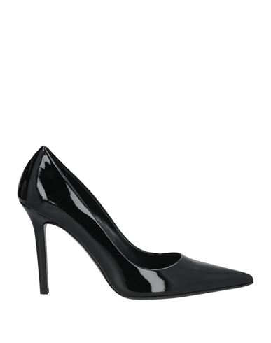 Eddy Daniele Woman Pumps Black Size 7 Leather In Black