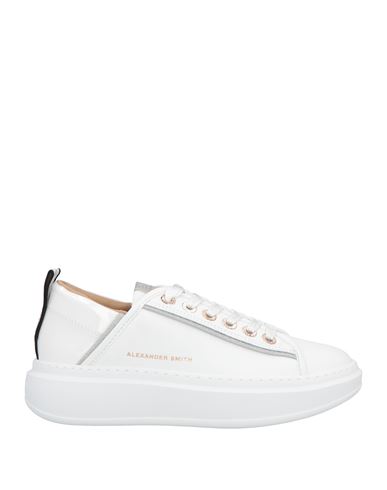Alexander Smith White Ecowembley Sneaker With White Naplack Spur In White