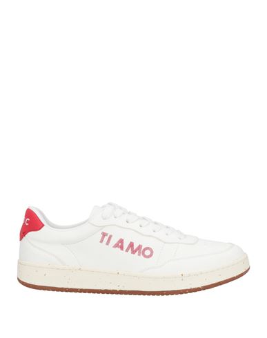 ACBC ACBC X BUNGALOW. MAN SNEAKERS WHITE SIZE 8.5 TEXTILE FIBERS 