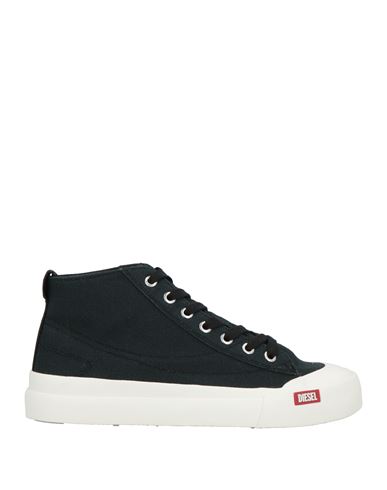 Shop Diesel Woman Sneakers Black Size 8 Textile Fibers