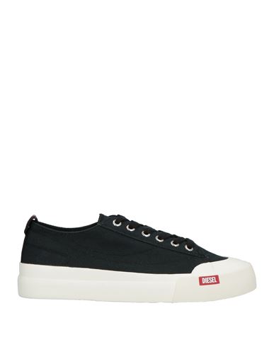 Shop Diesel Woman Sneakers Black Size 7 Textile Fibers