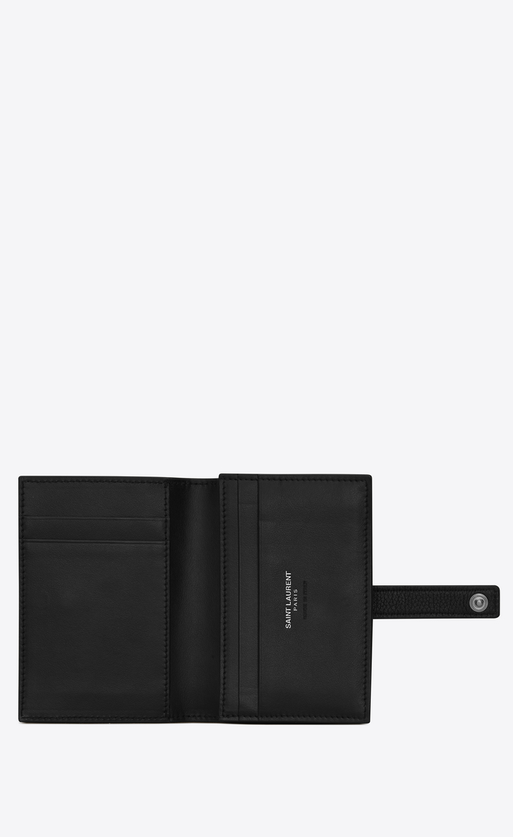 zoom sac de jour souple business card case in grained leather different angle view - Leather Business Card Case zoom sac de jour souple business card case in grained leather different angle view - Leather Business Card Case