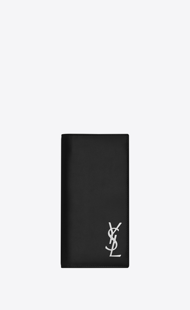 monogram continental wallet in smooth leather