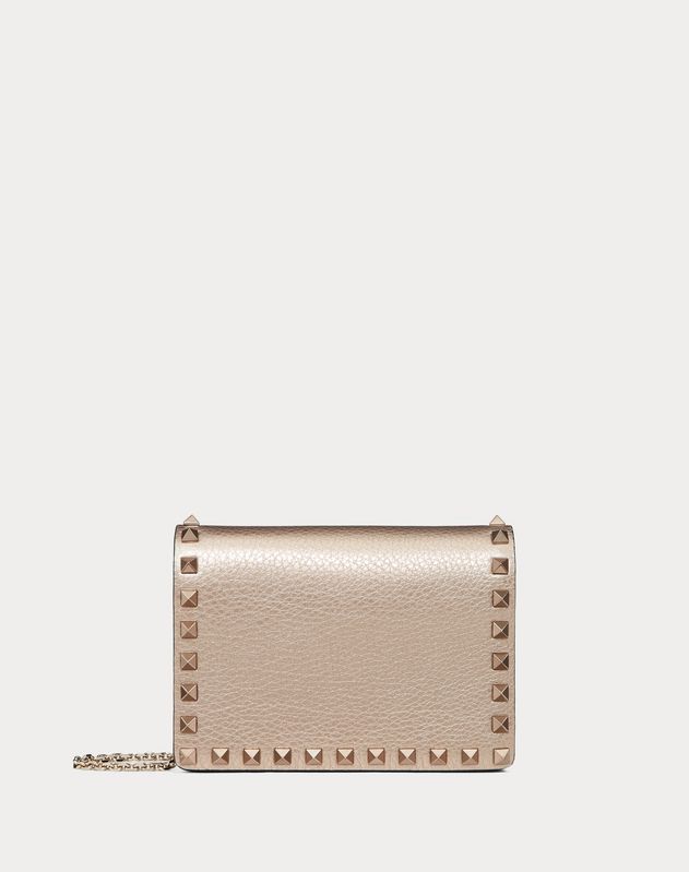 valentino rockstud pouch on chain