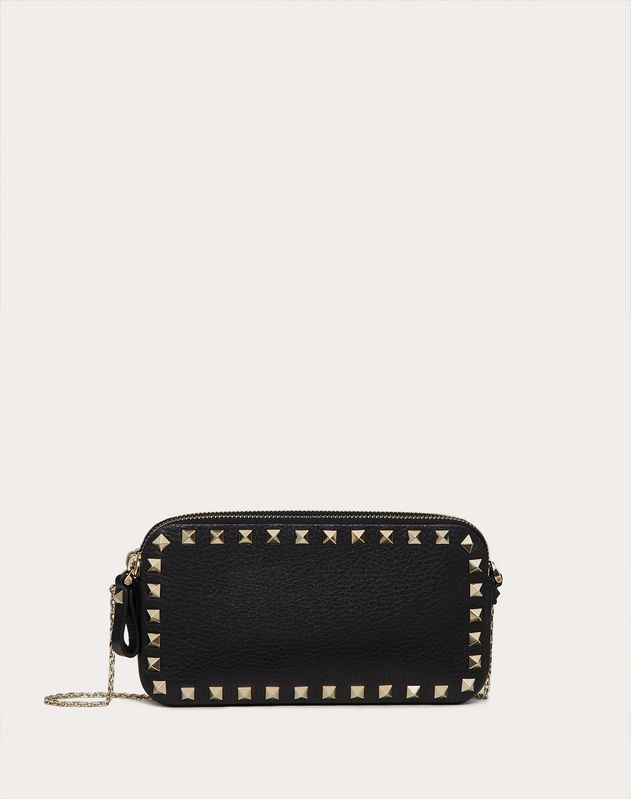 valentino rockstud pouch on chain