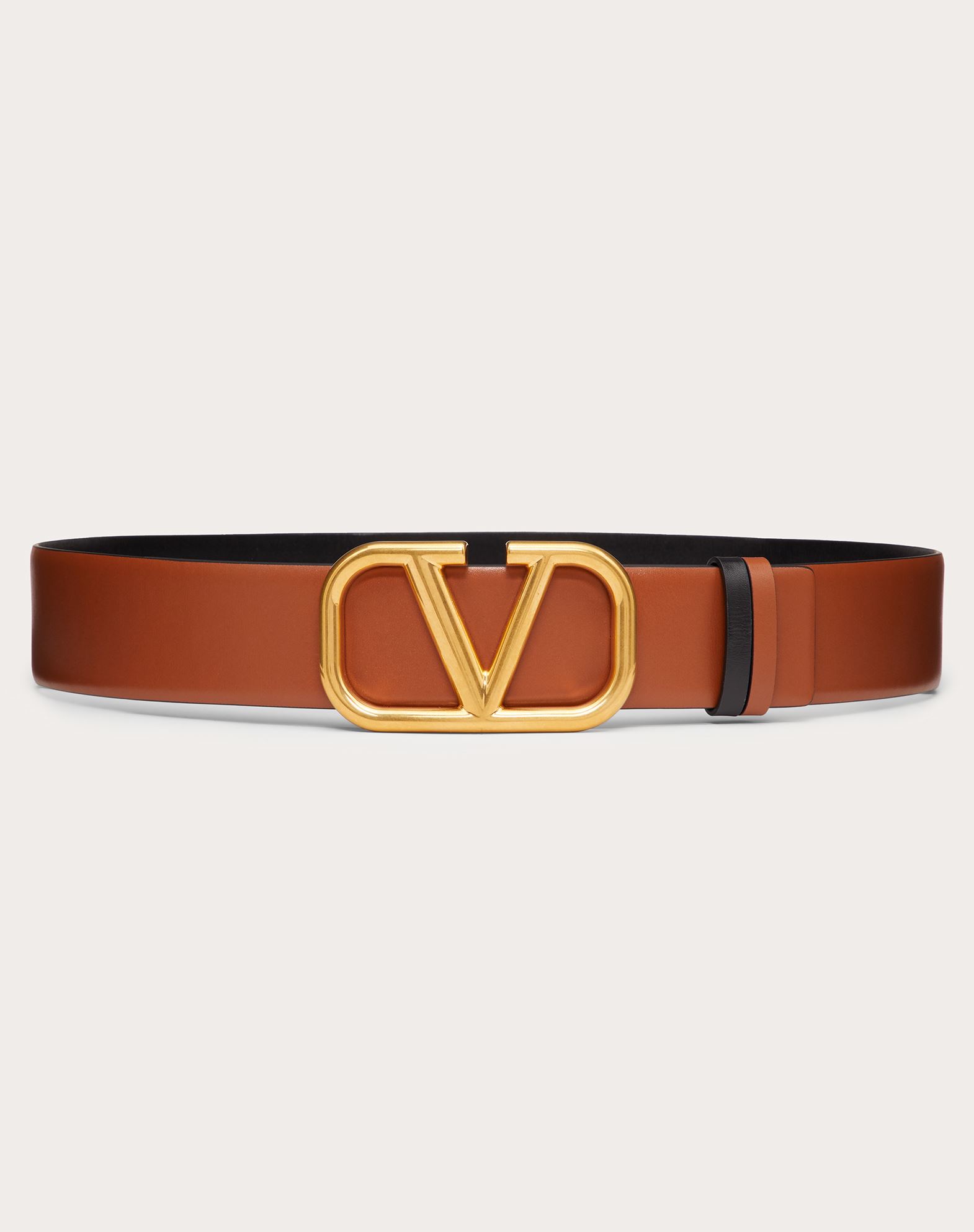 REVERSIBLE VLOGO SIGNATURE BELT IN Shiny 40MM for Woman | Valentino Online Boutique