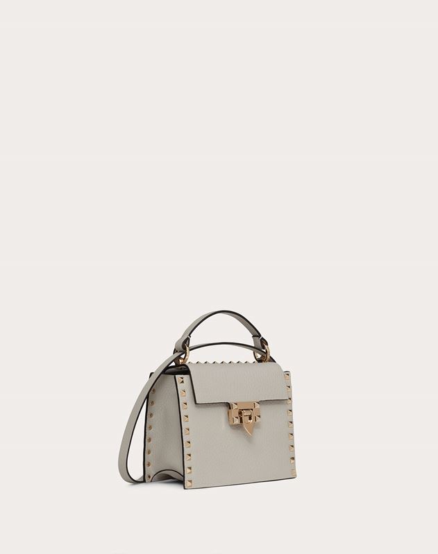 Rockstud Grainy Calfskin Handbag for Woman | Valentino Online Boutique