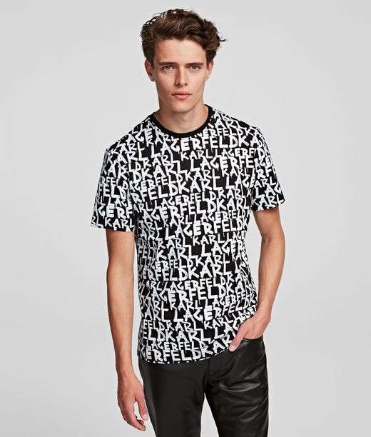 Image of GRAFFITI-PRINT T-SHIRT