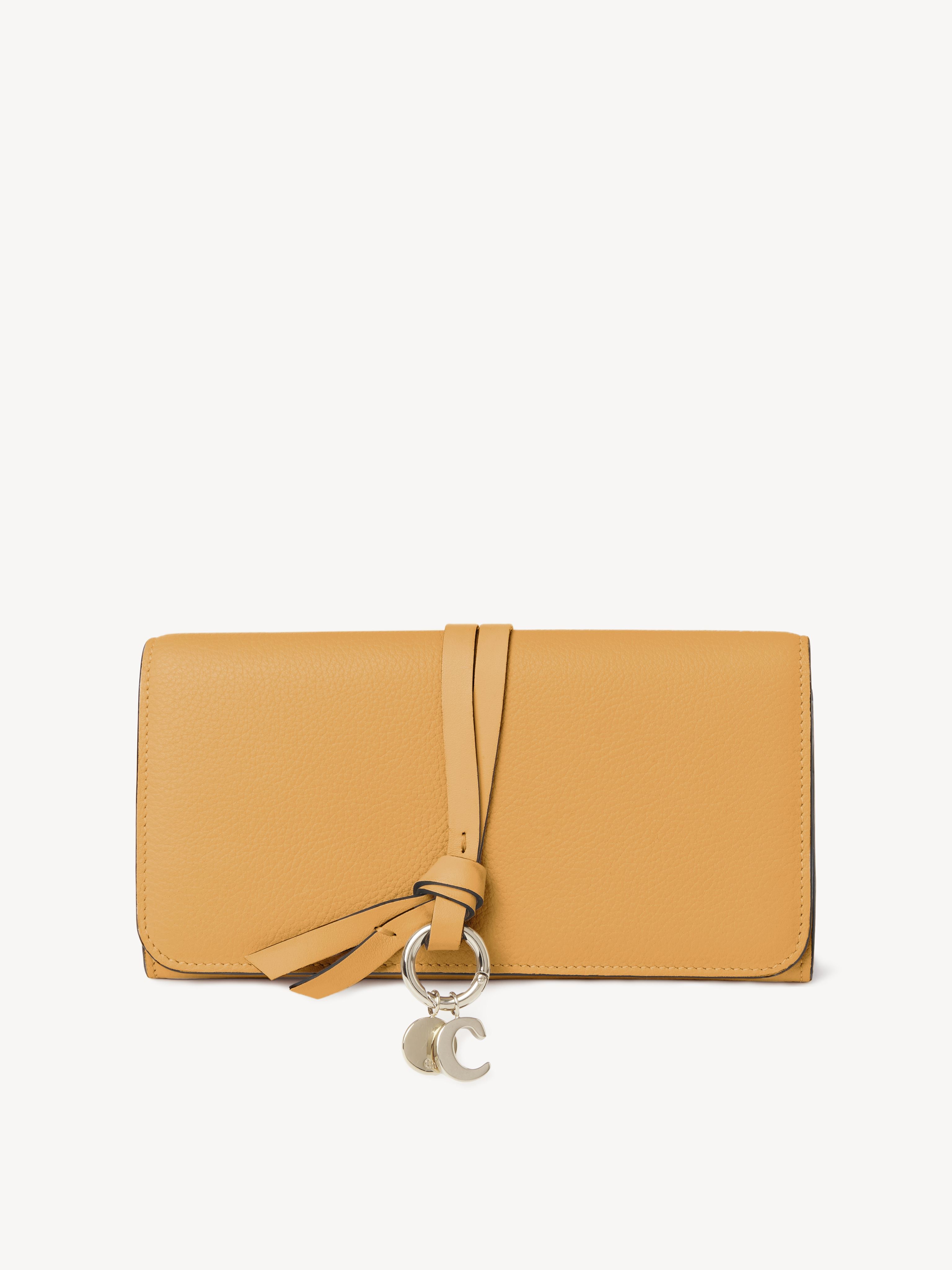 Chloé Alphabet Wallet With Flap In Yellow | ModeSens