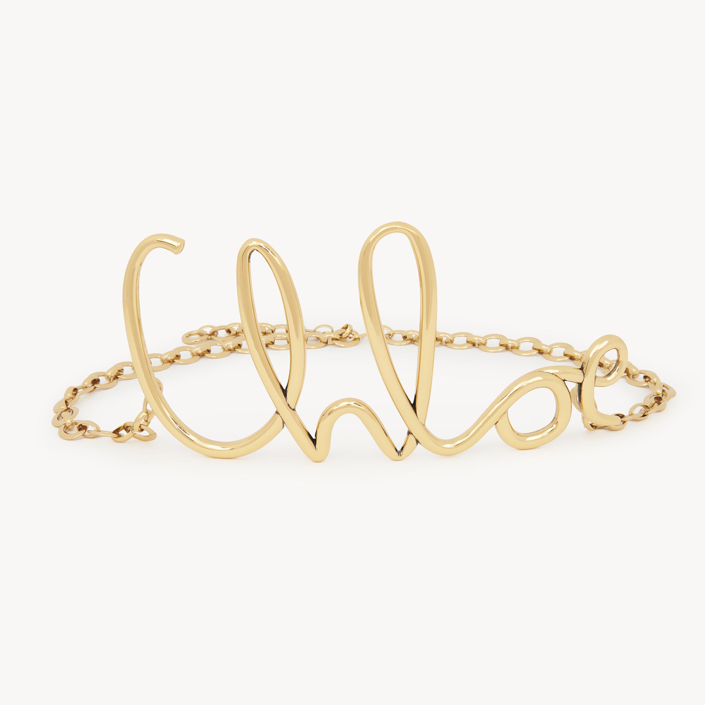 Chloé Ceinture Large  Iconic Femme Or Taille Onesize 100% Laiton In Gold