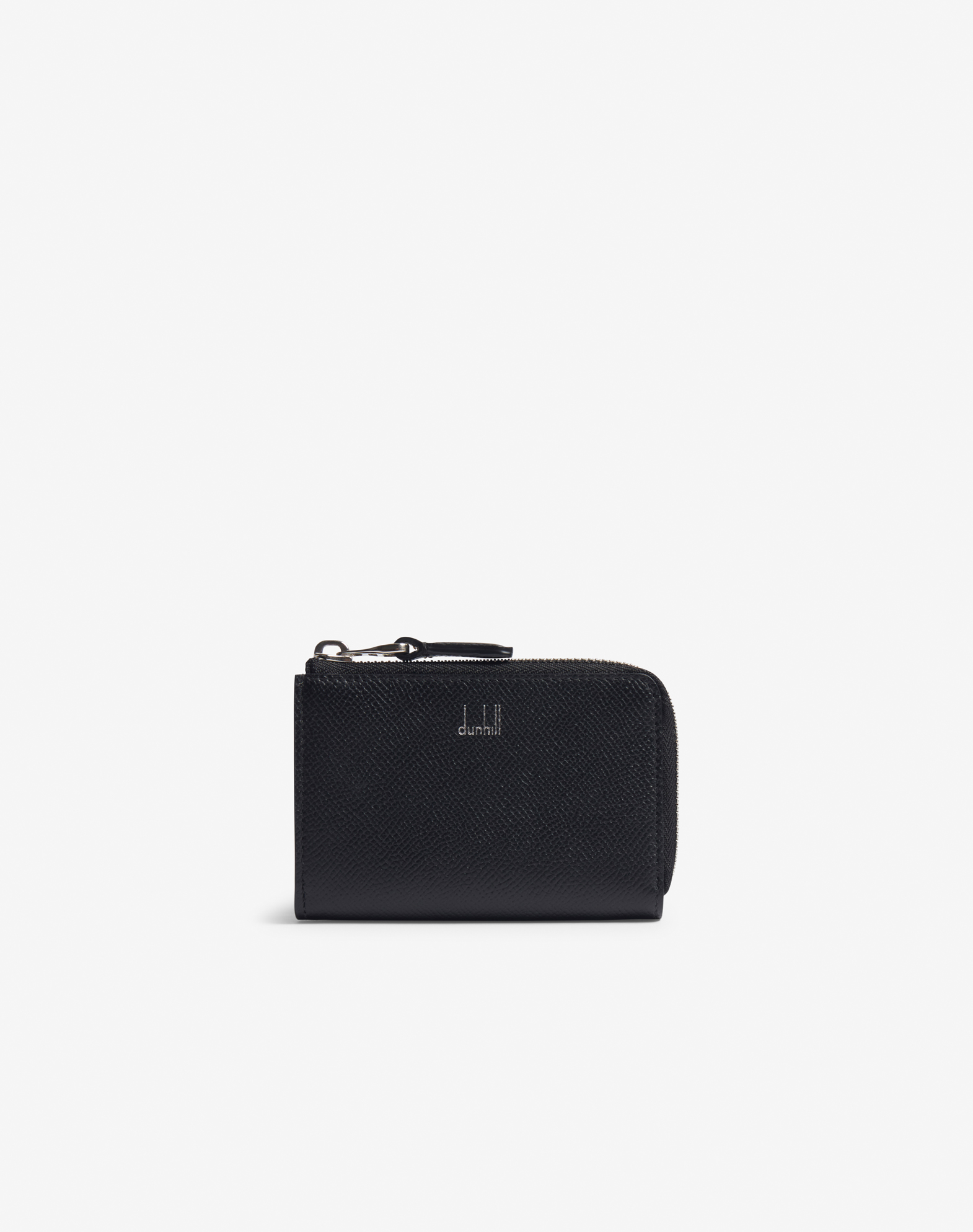 Shop Dunhill Cadogan Key Case With Chain In Black