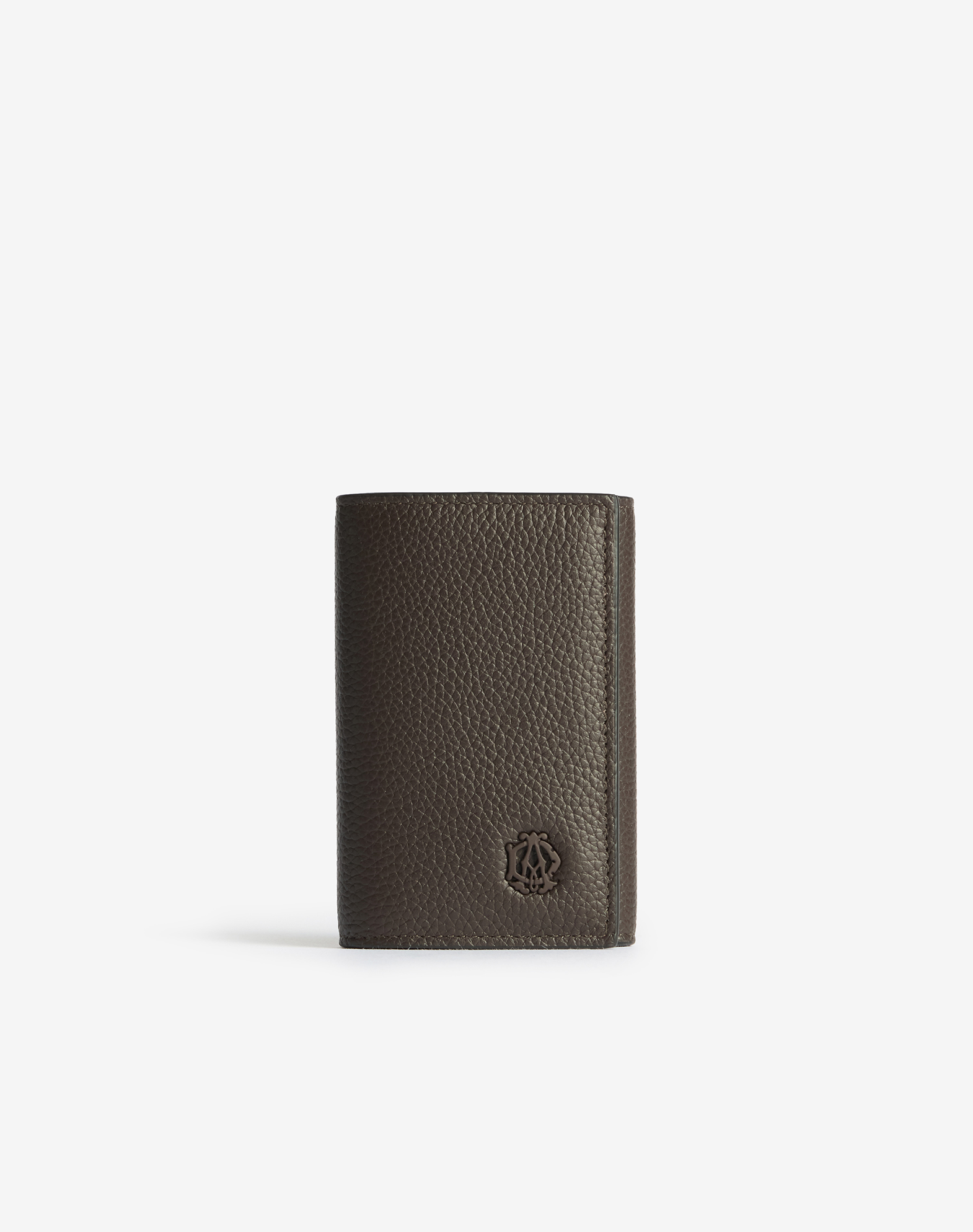 Shop Dunhill Burlington Key Case In Brown