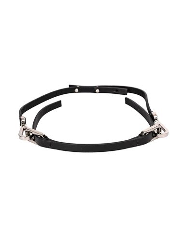 Shop Dsquared2 Belts Woman Belt Black Size 30 Leather