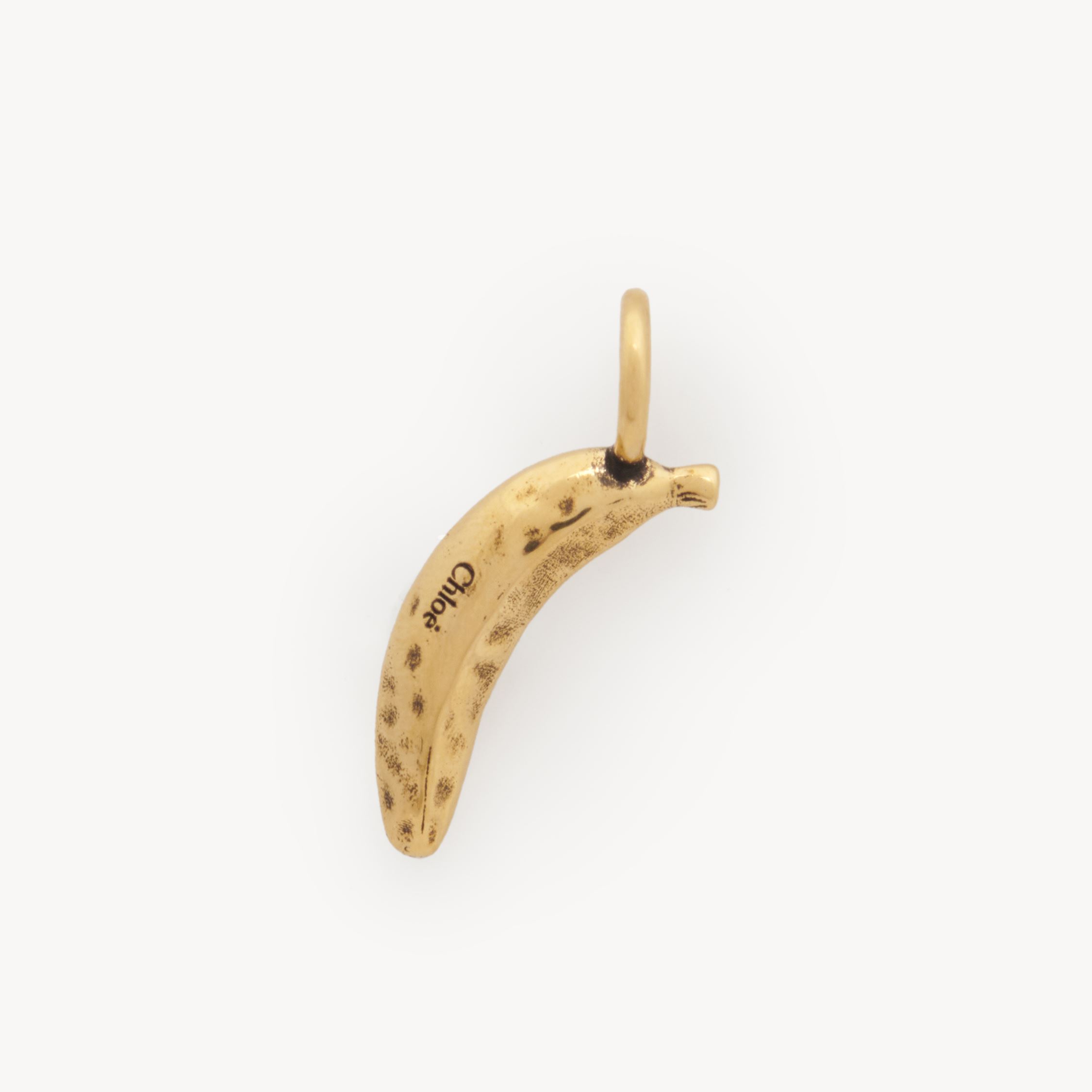 Chloé Charm Banane Alphabet En Laiton Femme Or Taille Onesize 100% Laiton In Gold
