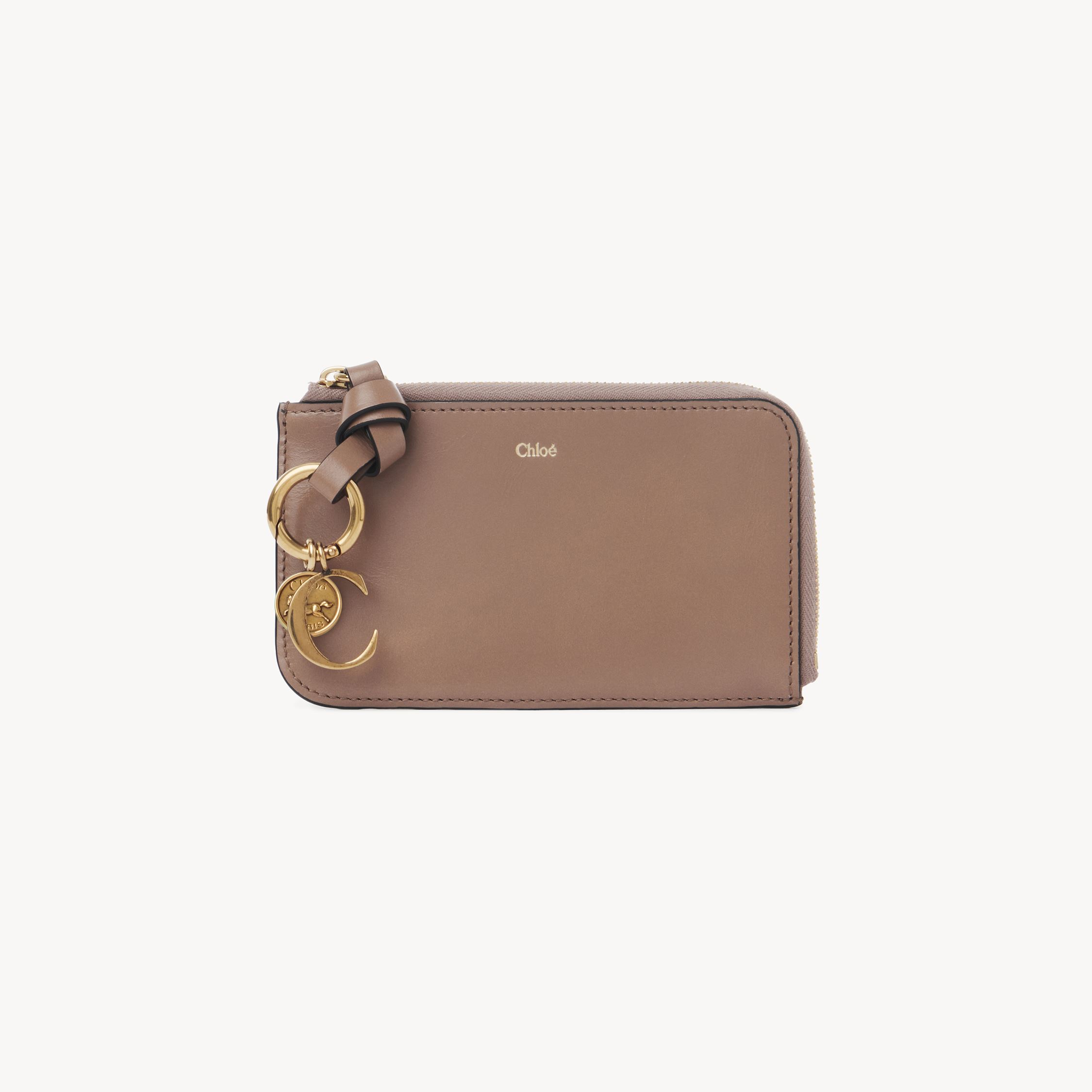 Chloé Alphabet Purse In Shiny Leather Pink Size Onesize 100% Calf-skin Leather In Pink